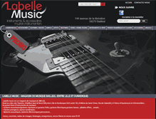 Tablet Screenshot of labelle-music.com